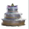 3 Tier Diaper Cake Unicorn Diaper Cake - Sleepy Unicorn Baby Shower - Rainbow Diaper Cake - Pastel Rainbow (Gold and Silver Options) view 1