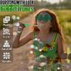 Fun Express - Shamrock Bubble Tubes for St. Patrick's Day - Toys - Bubbles - Bubble Bottles - St. Patrick's Day - 24 Pieces view 2