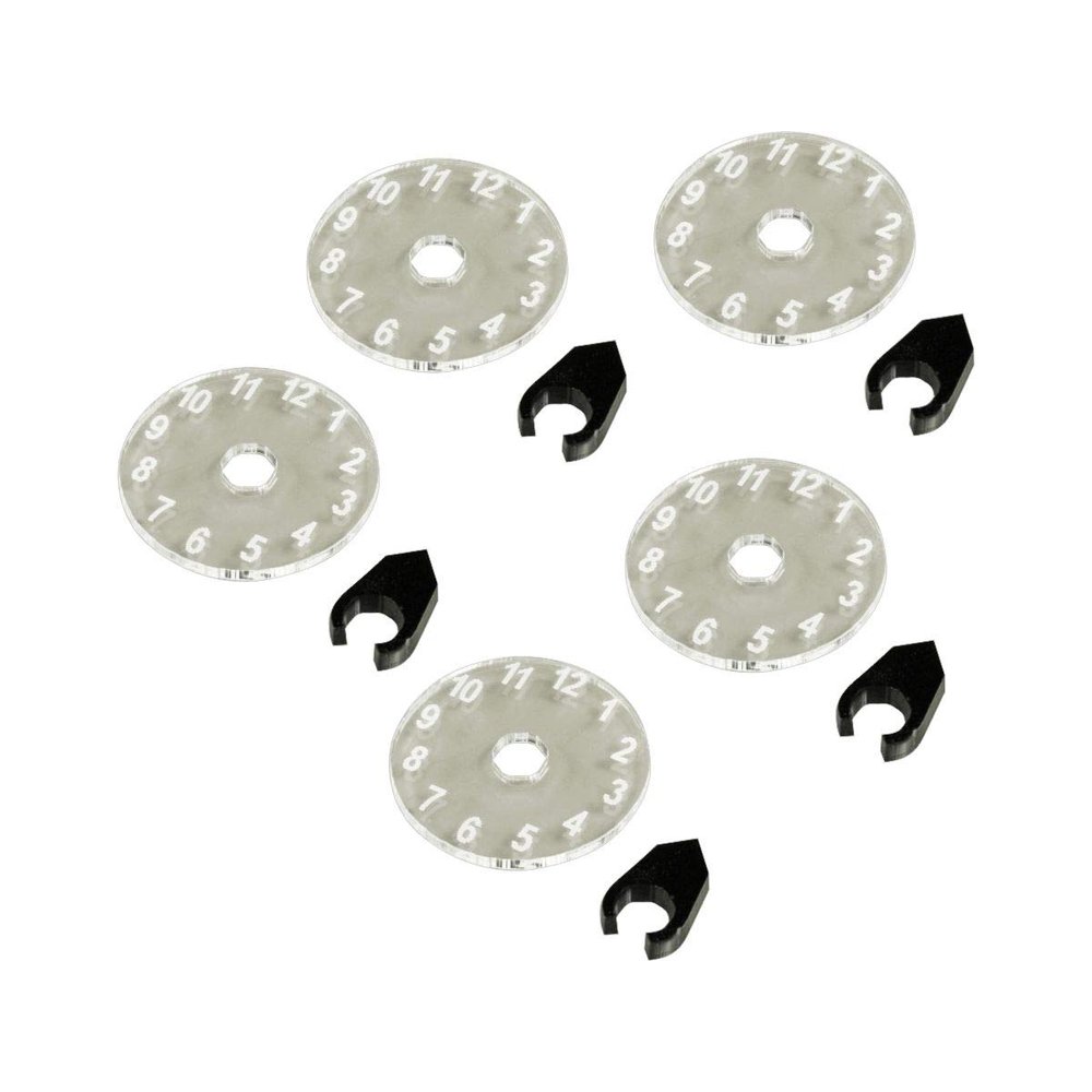 LITKO Heavy Duty Flight Stand Dials #1-12 with Pointers (10)