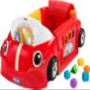 Fisher-Price Baby Toy Laugh & Learn Crawl Around Car Red Activity Center with Educational Music & Lights for Infants Ages 6+ Months (Amazon Exclusive) view 1