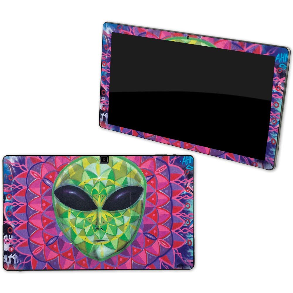MightySkins Skin Compatible with NuVision Supreme 1001 Tablet - Geometric Alien | Protective, Durable, and Unique Vinyl Decal wrap Cover | Easy to Apply, Remove, and Change Styles | Made in The USA