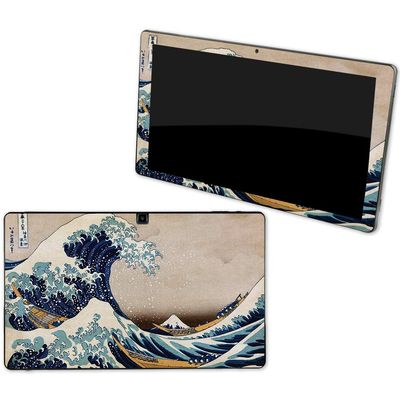 MightySkins Skin Compatible with NuVision Supreme 1001 Tablet - Great Wave of Kanagawa | Protective, Durable, and Unique Vinyl wrap Cover | Easy to Apply, Remove, and Change Styles | Made in The USA
