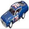 Carrera 1: 32 Scale Digital 132 Slot Car Racing Vehicle 30907 Ford Torino Talladega #76 1970 view 1