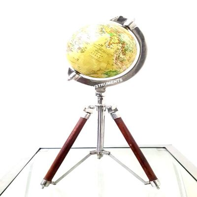 Nautical Authentic Globe Decor Map Vintage World Globe With Table Tripod Stand Rustic Vintage Home Decor Gifts