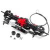 JapanAmStore Aluminum Alloy Front Rear Axles with Lock for 1/10 RC Car Parts SCX10 D90 Rock Crawler (Front Axle) view 1