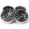 JapanAmStore 2.2'' Metal Wheel Beadlock Aluminum Rim for 1/10 RC Car Wraith 90018 RC Rock Crawler (4PCS Titanium) view 3