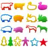 FRIMOONY Dough Tools Set for Kids, Various Plastic Animal Molds, Rolling Pins, for Creative Dough Cutting, 44 Pieces view 4
