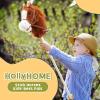 HollyHOME Stick Horse Plush Handcrafted Hobby Horse on a Stick with Wood Wheels Real Pony Neighing and Galloping Sounds for Kids Toddlers Dark Brown 36 Inches(AA Batteries Required) view 4