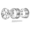 2.2'' Metal Wheel Beadlock Aluminum Rim for 1/10 RC Car Wraith 90048 RR10 RC Rock Crawler (5PCS Silver) view 2