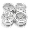 2.2'' Metal Wheel Beadlock Aluminum Rim for 1/10 RC Car Wraith 90048 RR10 RC Rock Crawler (5PCS Silver) view 4