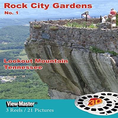 Rock City Gardens, Lookout Mountain, Tennessee - Compatible with ViewMaster - 3 Reels 1980s Views - New