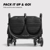 Baby Jogger City Tour 2 Double Stroller Compact & Sleek Twin Design with Easy-To-Maneuver Features Ideal for Growing Kids Plush Imported view 4