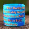 SayitBands Five (5) Be a Buddy Not a Bully Wristband Bracelets view 2