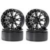 Aluminum 2.2'' Beadlock Wheels Hubs Black Rim for 1/10 Axial Wraith 90018 Crawler RC Car #22 (4pcs) view 1