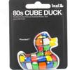 80s Cube (mini Rubiks) Rubber Duck by Bud Ducks | Elegant Gift Packaging - "Puzzled!" | Child Safe | Collectable view 2