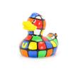 80s Cube (mini Rubiks) Rubber Duck by Bud Ducks | Elegant Gift Packaging - "Puzzled!" | Child Safe | Collectable view 4