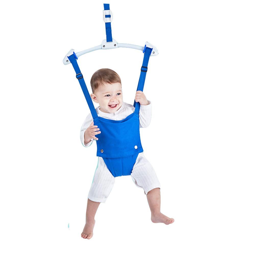 Baby Door Jumpers and Bouncers Exerciser Set with Door Clamp Adjustable Strap for Toddler Infant 6-24 Months CPC & CE Certified