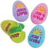 Fun Express Jumbo Filled Religious Easter Eggs - Easter Party Supplies - 24 Pieces view 1