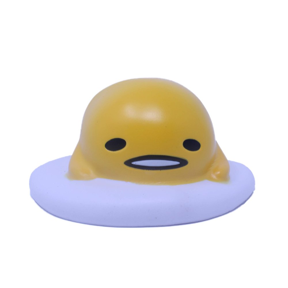 Gudetama Lazy Egg Mega SquishMe 7 Slow-Rise Fidget Toy, Memory-Foam Squishy for Stress Relief, Gift for Kids & Adults amde by Just Toys LLC