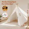 wilwolfer Kids Teepee Tent for Girls or Boys with Carry Case, Foldable Play Tent for Toddler Suit for Indoor and Outdoor Play, Protable Kids Playhouse Children Tent(Mat not Included) view 3