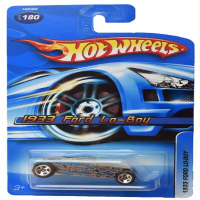 Hot Wheels [tan/Blue 1933 Ford Lo-Boy #180