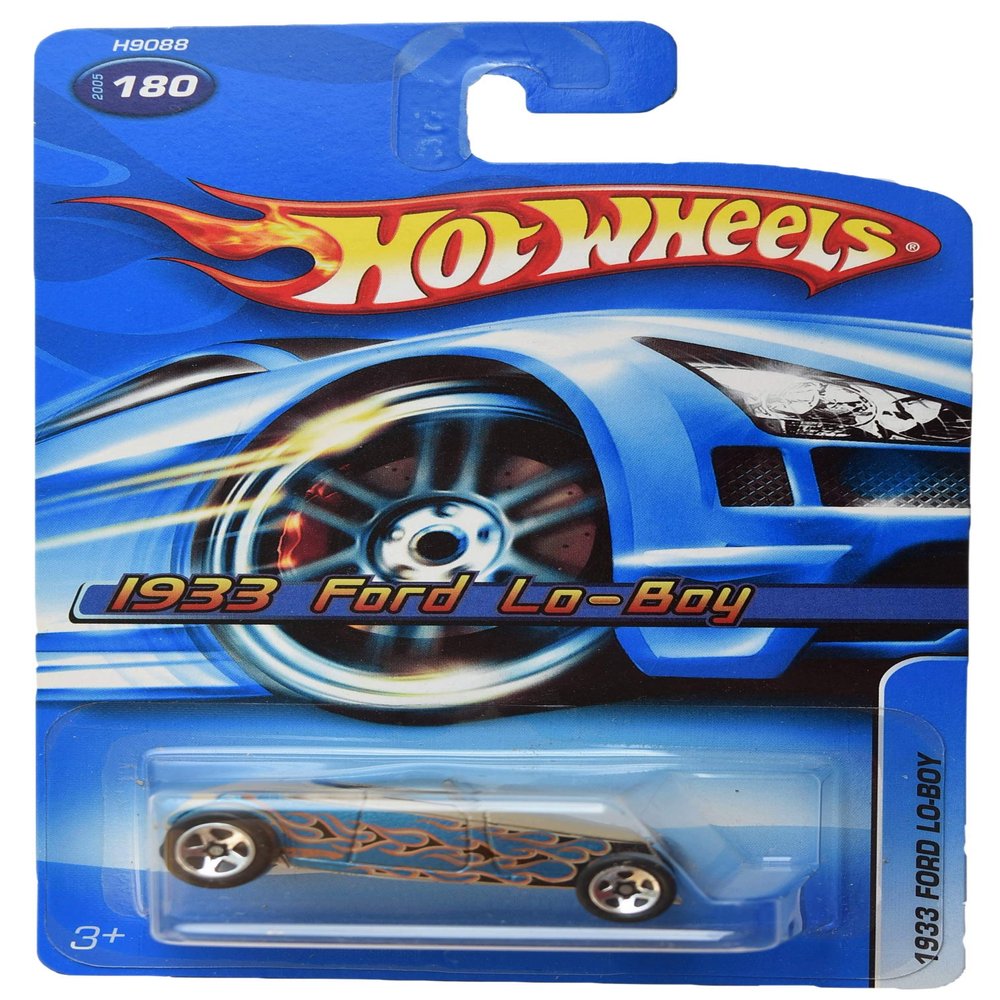 Hot Wheels [tan/Blue 1933 Ford Lo-Boy #180