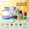 BabyGrow Baby Food Maker Steamer and Blender Baby Food Processor Steamer Puree Blender All-in-one Puree Machine Baby Food Warmer Mills Machine BPA-Free - Purple view 2