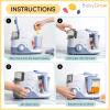 BabyGrow Baby Food Maker Steamer and Blender Baby Food Processor Steamer Puree Blender All-in-one Puree Machine Baby Food Warmer Mills Machine BPA-Free - Purple view 4
