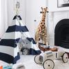 Tanen Tech Kids Teepee Tent Indoor - Navy Stripe Teepee for Boys & Girls, 3 - 14 Years view 3