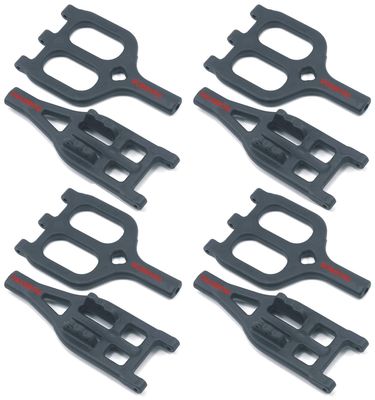 4 Pack RPM 80462 Full Set Front Rear Black Suspension Arms 2.5 3.3 Tmaxx Emaxx A ARMS Control ARMS INCLUDES CHICAGOLAND RC COUPON