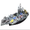 Toy Essentials 27 Inch Aircraft Carrier with Fighter Jets Vehicles and Mini Soldiers and Bonus 9 Fighter Jets view 1