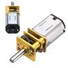 1pc 60 RPM DC 6V 0.3A DC Geared Motor Box Powerful High Torque Mini Electric Motors Replacement for Robot 3mm Shaft view 2