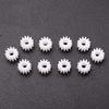 10pcs/lot 1012DF Plastic Gear D Shape Hole 3mm 12T M0.5 for N20 D-Axis Car Robot Motor DIY Toy Accessories view 3