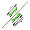 GPM For Traxxas Unlimited Desert Racer 4X4 (#85076-4) Upgrade Parts Spring Steel Rear Sway Bar & Aluminum Sway Bar Arm & Stainless Steel Linkage - 12Pc Set Green view 1