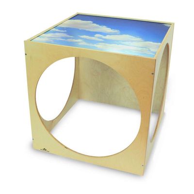 Whitney Brothers WB0212: Acrylic Top Play House Cube, Natural UV, 29" W x 30" D x 29" H