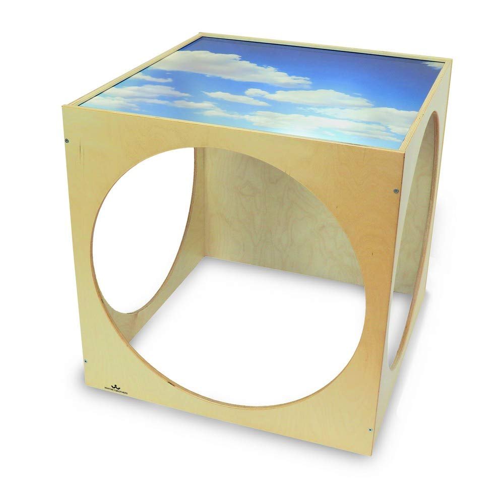 Whitney Brothers WB0212: Acrylic Top Play House Cube, Natural UV, 29" W x 30" D x 29" H