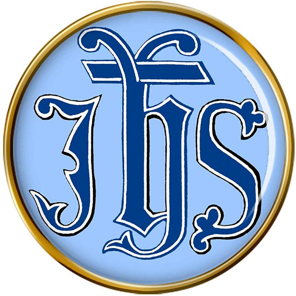 Christogram IHS Pin Badge