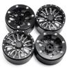 2.2'' Metal Wheel Hubs Black Beadlock Aluminum Rim for 1/10 RC Car Axial Wraith 90018 Crawler #22 (5pcs) view 1