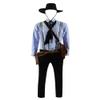 Very Last Shop Hot Game Redemption 2 Western Gunslinger Arthur Costume Cosplay Outfit (Arthur, US Men-S) view 1