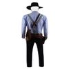 Very Last Shop Hot Game Redemption 2 Western Gunslinger Arthur Costume Cosplay Outfit (Arthur, US Men-S) view 4