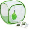Insect and Butterfly Habitat Cage Terrarium Pop-up 12 X 12 X 12 Inches, Polyester Bottom for Easier Clean view 1