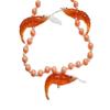 Shrimp and Pearl Mardi Gras Beads Party Favor Necklace view 1