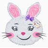 APINATA4U Ship Easter Bunny Head Pinata with Pink Ears Rabbit Pinata Easter Party Supplies view 1