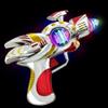 ArtCreativity Super Spinning Space Toy Gun (2 Pack), Red & Blue Light Up Toy Guns with Flashing Lights & Sound Effects, Space Blaster, Cosplay Ray Guns, Prop Toy Gun for Toddlers, Batteries Included view 3
