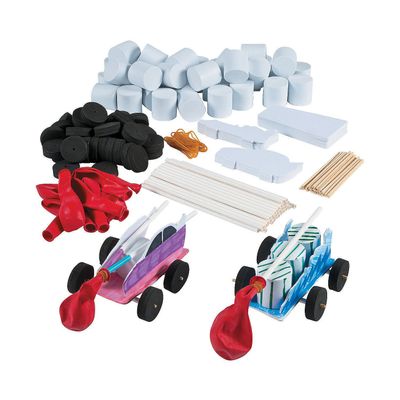 DIY Steam Car Kits - Makes 10 - STEM Educational and Science Activities for Kids