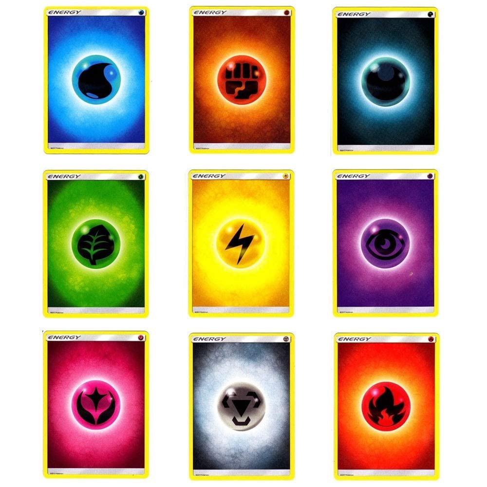 100 PKM Energy Card Assorted Bulk Lot by Xtreme Games