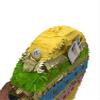 2- D Easter Egg Piata with Gold Glitter Accents Easter Theme Party Piata Gender Reveal Party view 2