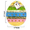 2- D Easter Egg Piata with Gold Glitter Accents Easter Theme Party Piata Gender Reveal Party view 4