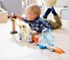 HABA Kullerbu Theme Set - Crash Test - 18 Piece Playset with Convertible Car and Stuntman Steve Ball view 2