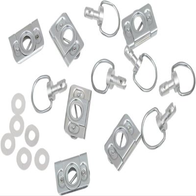 Cycle Performance Quik-Fasin' Silver Clips D-Ring Kit (CPP/9030)